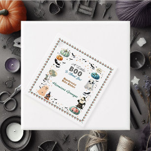 Étiquettes Cadeau Peu de BOO est dû Citrouille  Éffrayant Baby showe