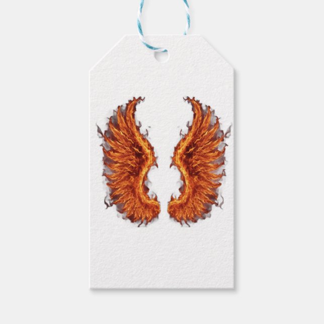 Étiquettes-cadeau Phoenix wings of fire premium edition (Devant)
