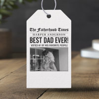 Photo du journal personnalisé Best Papa Ever