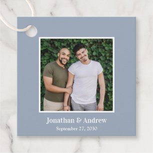 Étiquettes Cadeau Photo Mariage LGBTQ