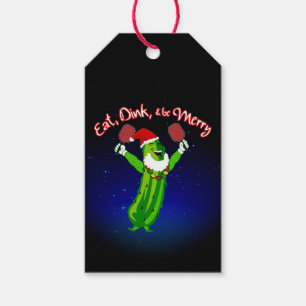 Étiquettes-cadeau Pickleball de Noël Pickleball Picket de Noël