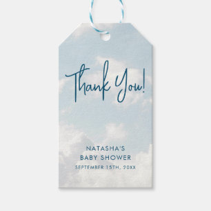 Étiquettes-cadeau Pièce du Baby shower des nuages du Ciel