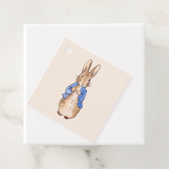 Étiquettes Cadeau Pierre le lapin (En situation)