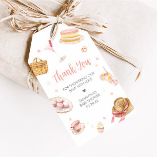 Étiquettes-cadeau Pique-nique Bébé Brunch Baby shower Favoriser Tags