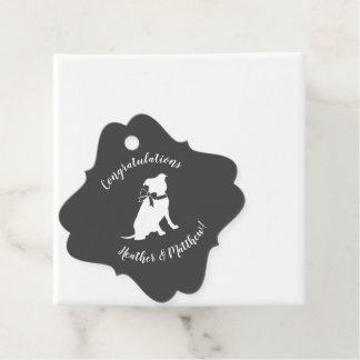 Étiquettes Cadeau Pit Bull Chien Baby Pitbull Douche Genre Neutre