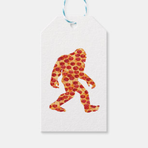 Étiquettes-cadeau Pizza Bigfoot