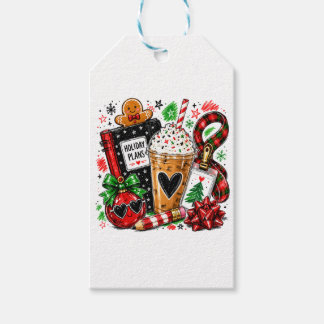 Étiquettes-cadeau Plans de vacances & Café