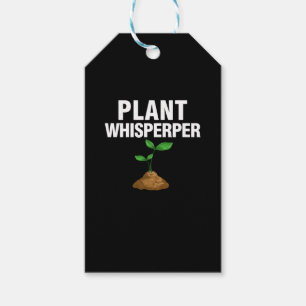 Étiquettes-cadeau Plante Whisperer, Funny Hobby Gardening
