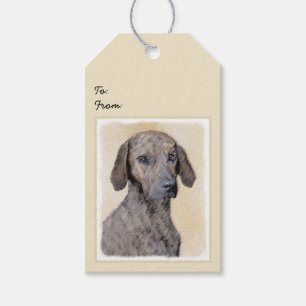 Étiquettes-cadeau Plott Peinture - Cute Original Chien Art