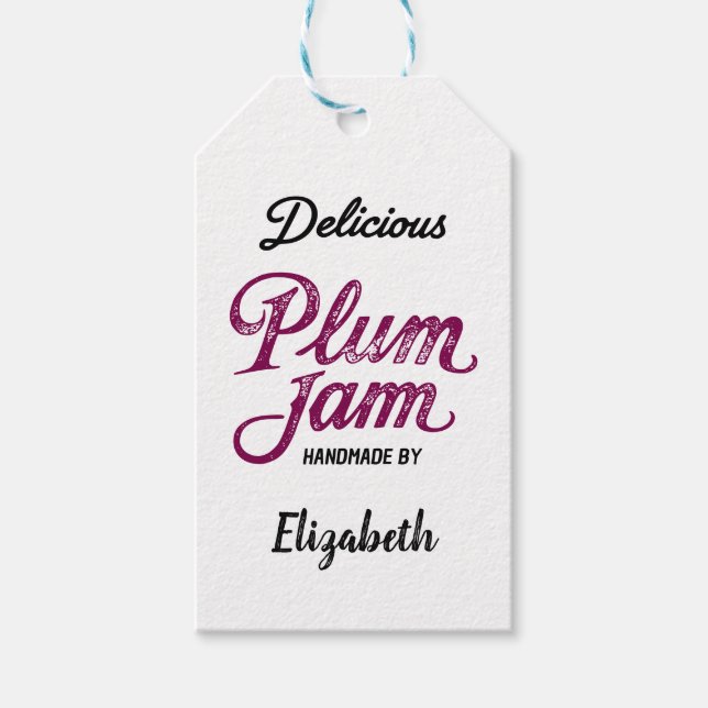 Étiquettes-cadeau Plum Jam Tag (Devant)