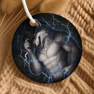 Étiquettes Cadeau Plus de Monsieur Gentil Garçon Mème drôle de Loup
