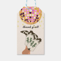Poignets de cowgirl moderne Cowboy Disco Ball Beig
