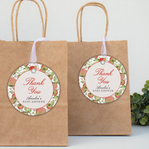 Étiquettes Cadeau Pomme De Notre Oeil Automne Baby shower D'Automne
