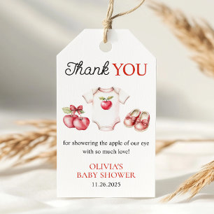 Étiquettes-cadeau Pomme de notre orchidée OEil Baby shower de récolt