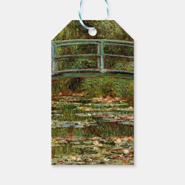 Étiquettes-cadeau Pont français de Monet Giverney (Devant)
