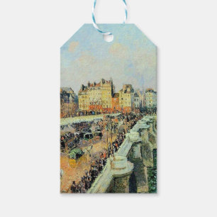 Étiquettes-cadeau Pont Neuf, Après-midi, Sunlight Camille Pissarro