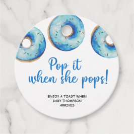 Étiquettes Cadeau Pop de Donut quand elle pop