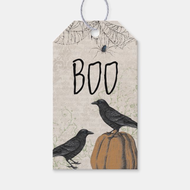 Étiquettes-cadeau Pop d'Halloween d'entreprise par (Devant)