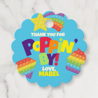 Étiquettes Cadeau Pop It ! | Anniversaire