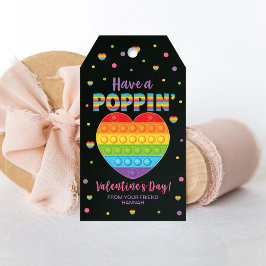 Étiquettes Cadeau Popping, balise Valentine de la