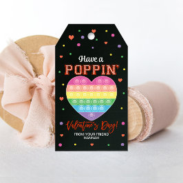 Étiquettes Cadeau Popping, balise Valentine de la