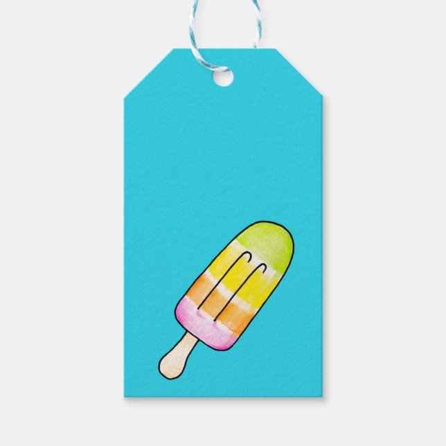 Étiquettes-cadeau Popsicle (Devant)