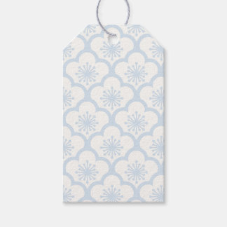 Étiquettes-cadeau Poudre de Sakura Bleu Douce - Neutre