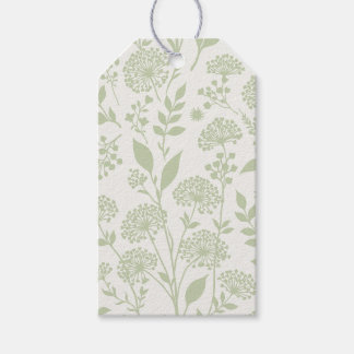 Étiquettes-cadeau Prairie de Pissenlit Olive Douce - Neutre