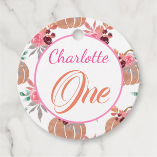 Étiquettes Cadeau Premier Anniversaire mignon Un Automne Automne Flo