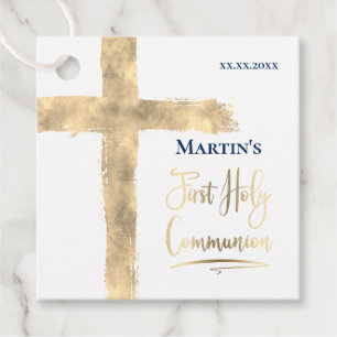 Étiquettes Cadeau Premier garçon communion