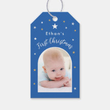 Premier Noël de bébé Arche personnalisée Photo Ble