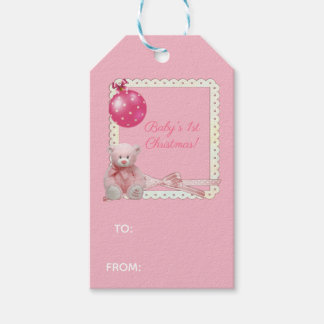 Étiquettes-cadeau Premier Noël du bébé