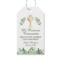 Première communion Feuille verte Primera Comunion