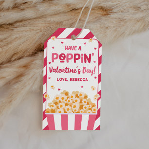 Étiquettes-cadeau Prenez un Poppin' Valentine's Day Popcorn