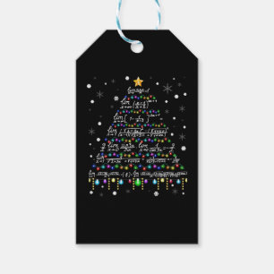 Étiquettes-cadeau Professeur de mathématiques Noël Math T Chemise
