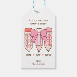 Étiquettes-cadeau Professeur Valentine Un petit cadeau pour quelqu'u