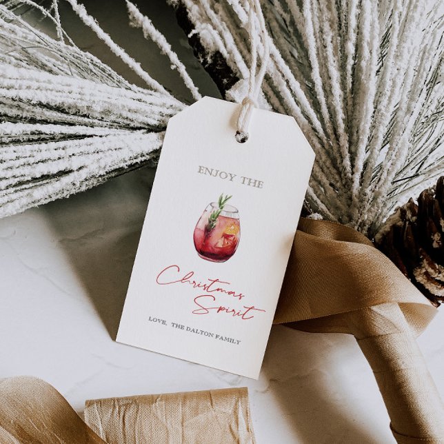 Étiquettes-cadeau Profitez de la Carte de remerciements des Esprits  (Créateur téléchargé)