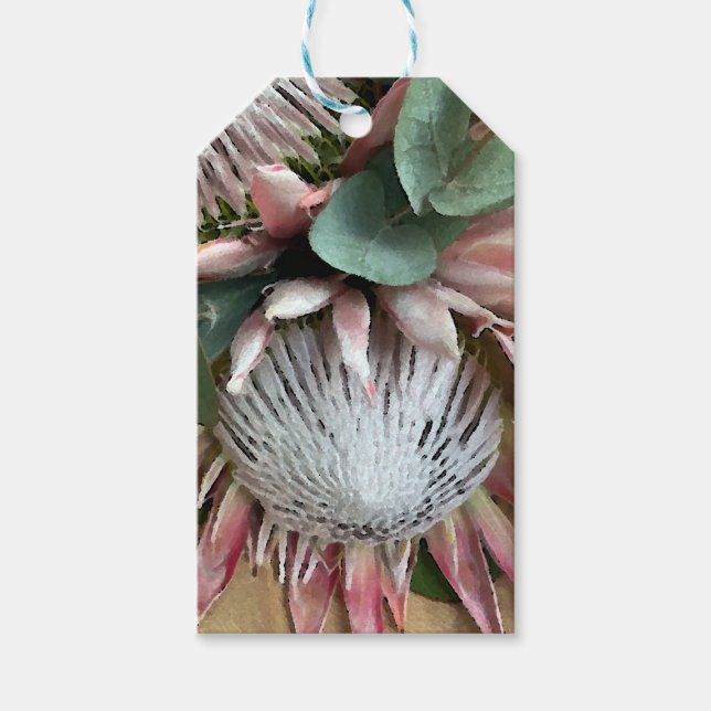 Étiquettes-cadeau Protea Bouquet II (Devant)