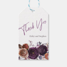 Étiquettes-cadeau Purple et Plum Favonalized Favonalized