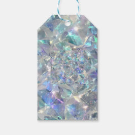 Étiquettes-cadeau Quartz Crystal Sparkly Motif