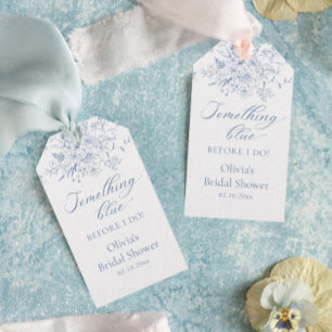 Étiquettes-cadeau Quelque Chose de Bleu Avant la Fête de Mariage