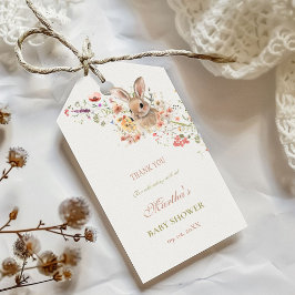 Étiquettes-cadeau Quelque chose sur le chemin baby shower Fleur sauv