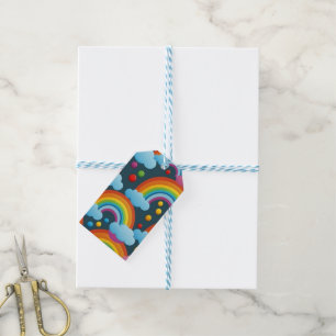 Étiquettes-cadeau Rainbows et Smarties
