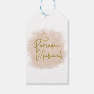 Étiquettes-cadeau  ramadan mubarak