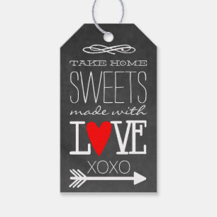 Étiquettes-cadeau Ramener Accueil Sweets Chalkboard Guest Favoriser
