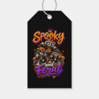Raton laveurs Halloween Hip Hop Sauvage Effrayant