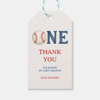 Étiquettes-cadeau Recrue de l'année Baseball 1ère fête d'anniversair