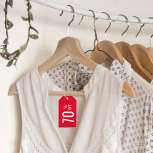 Étiquettes-cadeau Red 70% Remise VENTE Prix du produit Balise