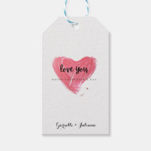 Red Brush Stroke Heart Valentine's Day