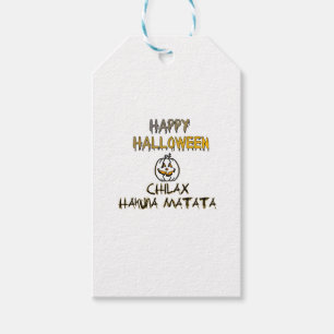 Étiquettes-cadeau Refroidissez et détendez-vous Happy Halloween Coll